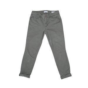 JESSICA SIMPSON Army Green Relaxed Skinny Crop Pants Women’s